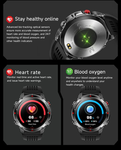 HT37 T-Rex 3 Pro Military GPS Smart Watch Waterproof Dual-band GNSS Compass Altimeter Swim 170 Sports Mode Watch with Flashlight