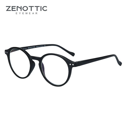 ZENOTTIC Retro Small Round Prescription Glasses Circular Progressive Eyewear Photochromic Optical Eyeglasses for Women Men