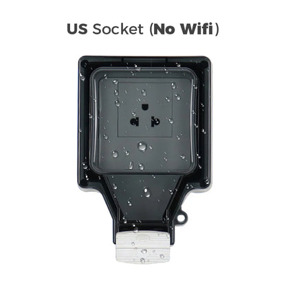 Avoir Tuya Power Socket IP66 Outdoor Wifi Smart Waterproof Socket Box Smart FR Wall Plug Socket With Timer Home Appliance 220V