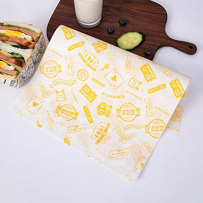 Food Grade Baking Parchment Papers, for Valentine's Treats. 22x7cm, Greaseproof & Microwavable, Safe