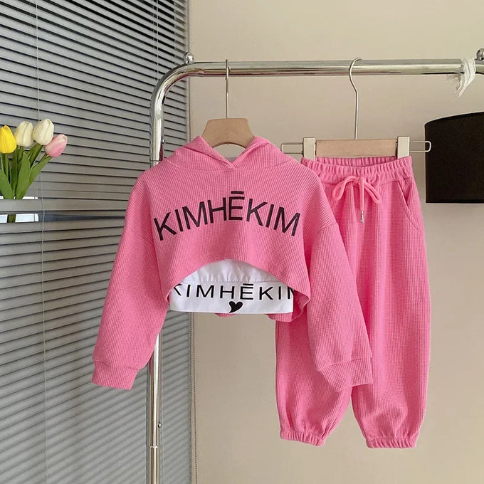 Girls' Sweatshirt, Tank & Pants Set — product image