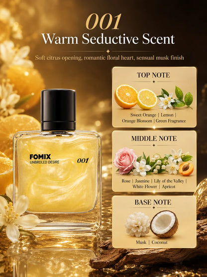 FOMIX 2PCS Men's Perfume Set, Long Lasting Fresh Ocean & Warm Seductive Eau De Parfum Spray, Citrus Floral Musk Woody Cologne, Day Night Portable Fragrance Gift for Him