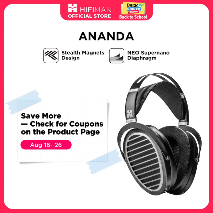 Refurbished HIFIMAN Ananda Stealth Headphones — product image