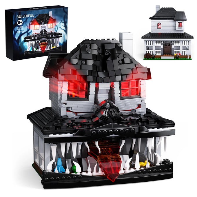 LED Haunted Hut Building Set — product image