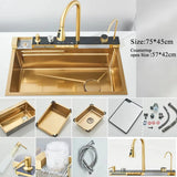 Waterfall Kitchen Sink & Faucet Set — view 12