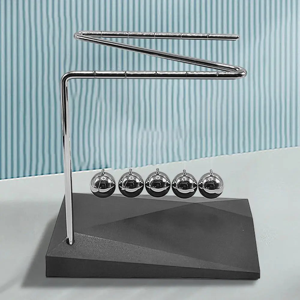 Motion Balance Machine Newtons Cradle Steel Balance Steel Balls Desktop Ornament Physics Science Pendulum Home Decoration