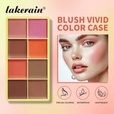 Lakerain 8-Color Blush & Contour Palette — product image