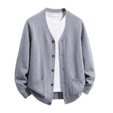 Men's V-Neck Button Cardigan — view 4