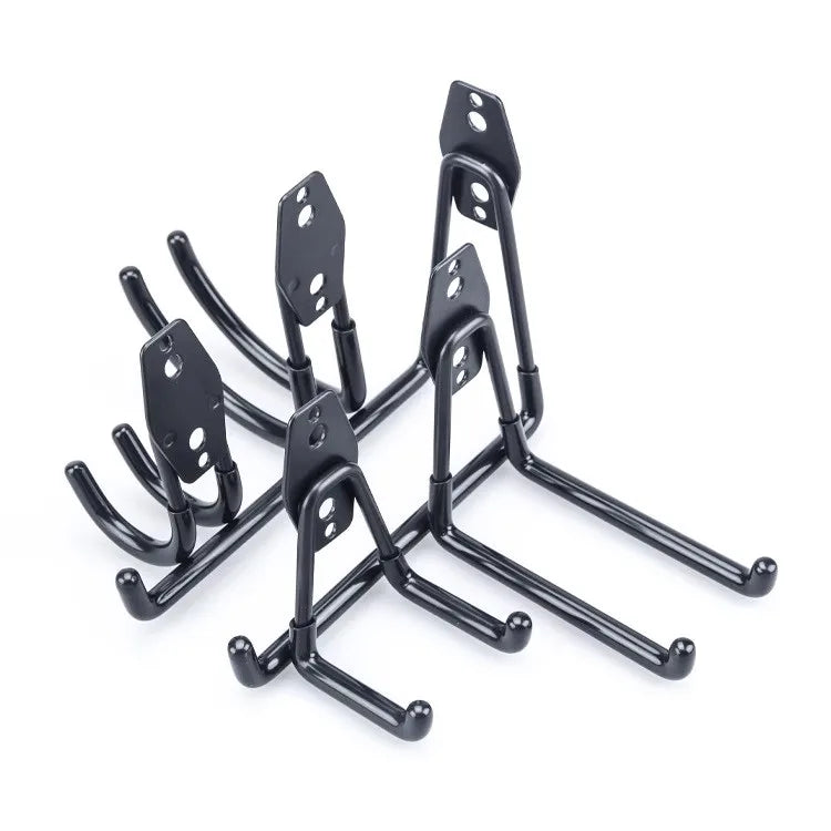 Heavy Duty Metal Hook Garage Organizer Steel Wall Mount Anti-slip Bicycle Hanger Hooks Ladders Bulky Items Storage Garden Tool