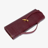 Croc-Embossed Top-Handle Crossbody Bag — view 2