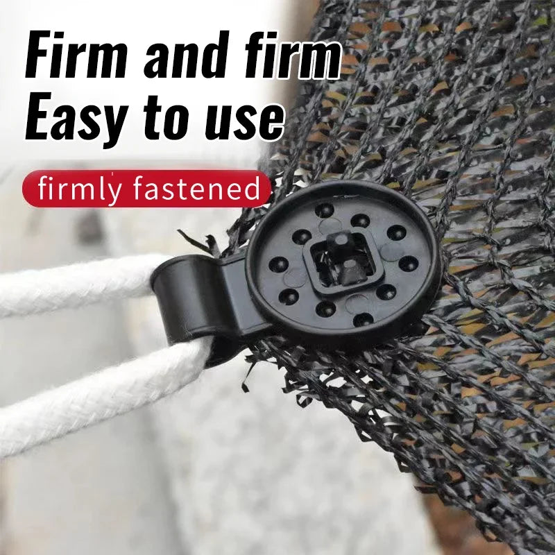 Awning Plastic Clips, Outdoor Shade Cloth Net Clip, Camping Garden Tools, Building Fence, Fix Clamp Awning Hook, 5-100Pcs