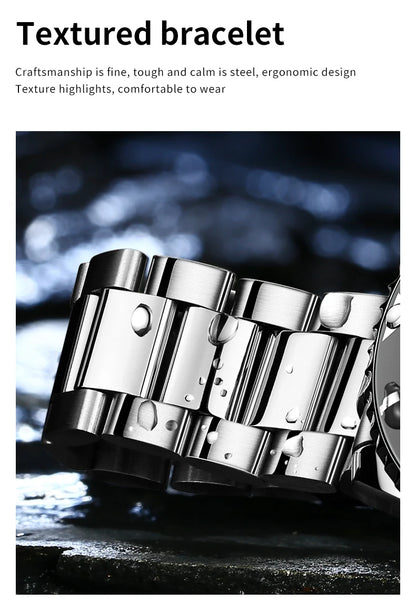 OLEVS Watches 5885 Mens Watch Original High Quality Quartz Watch Waterproof Luminous Calendar  Watches For Men Box Gifts Reloj