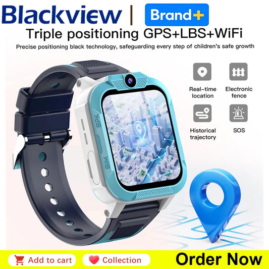 New Z40Pro Kids Smart Watch Waterproof Video Monitor Tracker 4G Call Watch SOS GPS Location Digital Watches for Chirdren's Gift