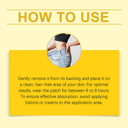 30 Patches for appetite control | metabolism support | supplement body energy, Plant - based Formula