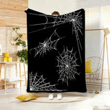 Spiderweb Flannel Throw Blanket — view 10