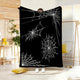 Spiderweb Flannel Throw Blanket — view 10