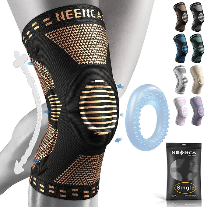 Knee Support Brace with Side Stabilizers — product image