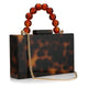 Acrylic Leopard Evening Clutch — view 9
