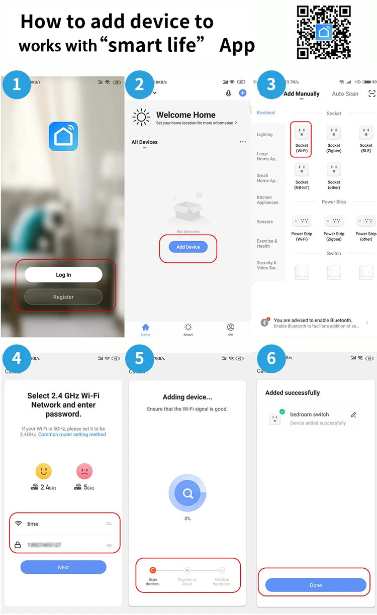 Smart Plug WiFi Socket EU 16A/20A With Power Monitor Timing Function Tuya app Smart Life APP Works With Alexa Google Home