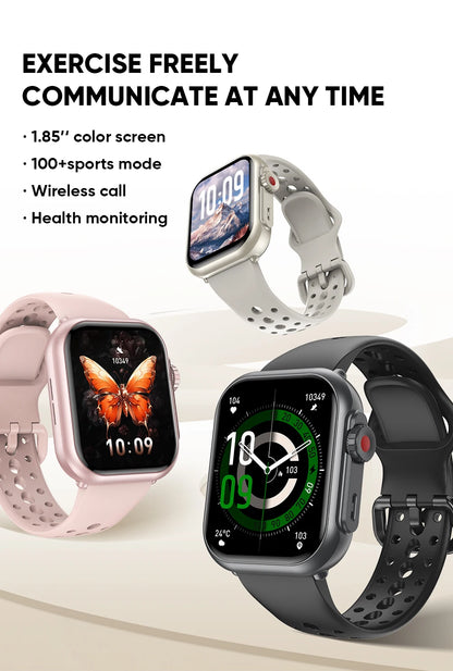 2026 Fashion Women Watch Ultra2 SE Smart Watches 1000mAh 1.85"AMOLED Full Touch Screen BT Call Smartwatch For Android IOS Ladies