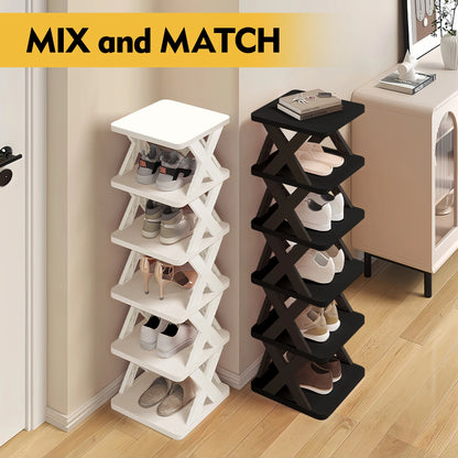 Shoe Rack Storage Organizer Detachable Shoe Racks Saves Family Household Rack Multi Layer Simple Shoes Shelf Color Cabinet