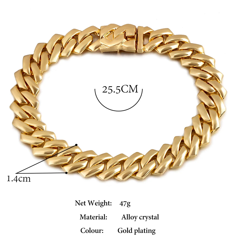 Bling Golden Cuban Chain Anklet For Women Girls HipHop Iced Out full Rhinestone Paved Cuban Summer Beach Anklet Bracelet Jewelry