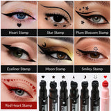 Decorative Stamp Eyeliner Pen — 8 Pieces — view 2