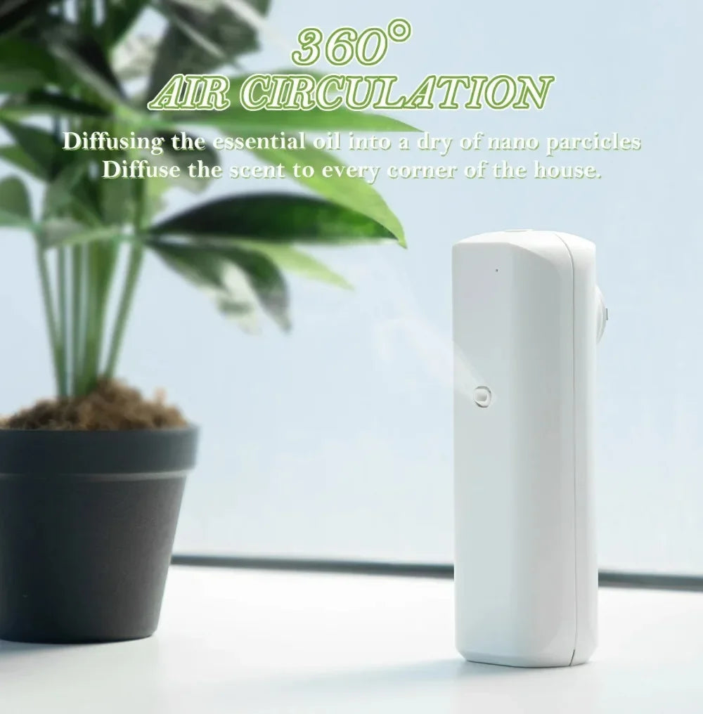 Plug in Wall Fragrance Diffuser Waterless Smart Flavoring Diffuser For Essential Oils Home Room Fragrance Scent Air Machine