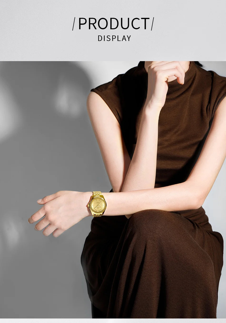 NAVIFORCE Ladies 3ATM Waterproof Quartz Watch Simple Fashion Stainless Steel Watchband Woman Quartz Watch Gifts For Women NF5067