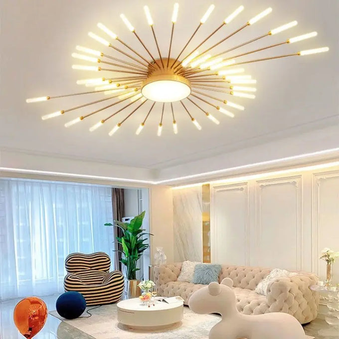 Fan-Shaped LED Ceiling Lamp — product image