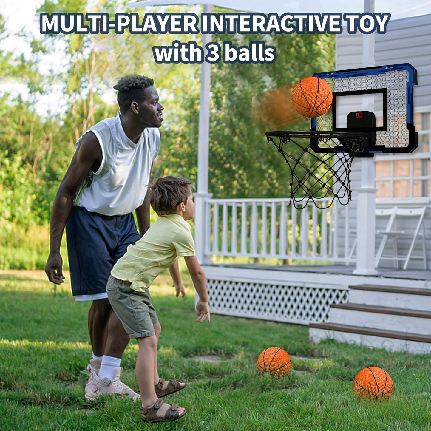 Ring Basketball Hoop Wall-mounted Indoor Training Home Kids Basketball Toy Mini Basketball Hoop Set For Kids Outdoor Games