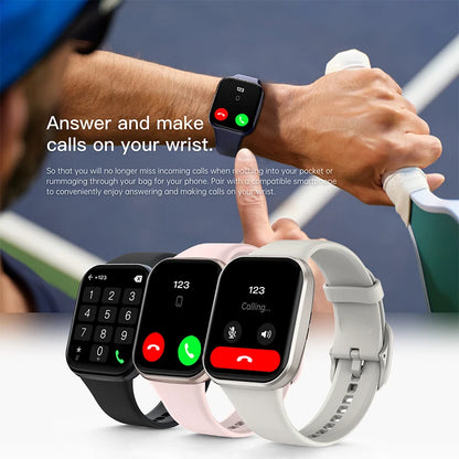 2026 Luxury Smart Watch Fitness Heart Rate Monitor Waterproof Sport Smart Band Wrist Smartwatch for Man Woman Android IOS Phones