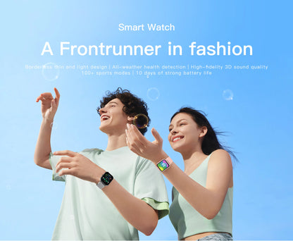 Dafit Luxury Men Smartwatch Wireless Call Smart Watch Fitness Clock Waterproof Sports Watches for Women IOS Android Phones 2026