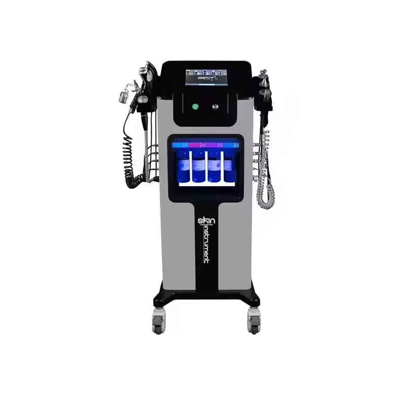 10in1Multifunction Facial Beauty Equipment Hydra Dermabrasion Oxygen Jet Peel Skin Cleaning Machine ProfessionalSalonUseforF
