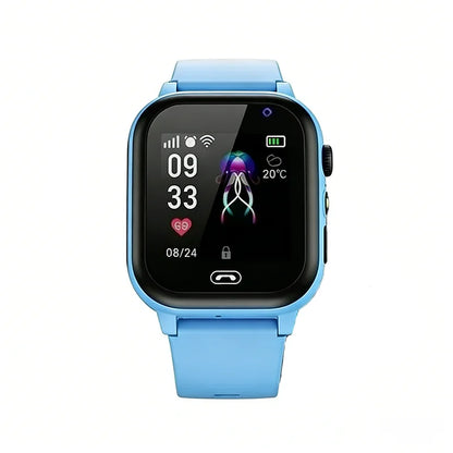 Lenovo 2026 New 5G Kids GPS Smart Watch SOS Location Call Sim Card HD Camera Waterproof Child Watch Present for iPhone Android