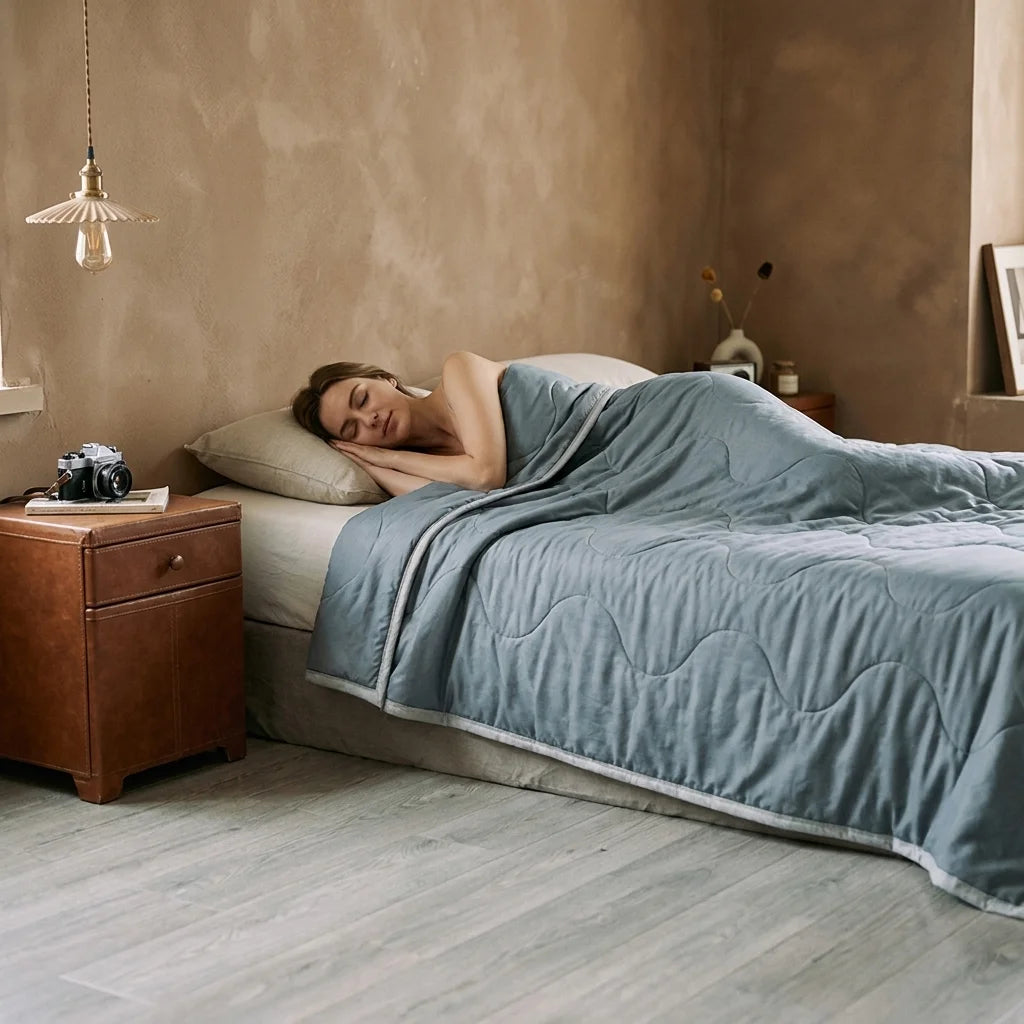 Cooling Blanket for Hot Sleepers Summer Cool Thin Quilt Lightweight Breathable Soft Comforter for Bed Couch