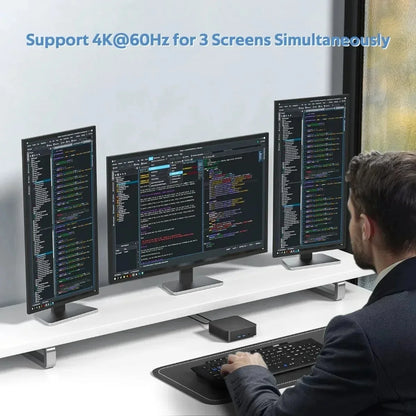 Windows11 Intel Core i9 10980HK Mini PC Processor UHD Graphics Small Pocket Computer Mini WiFi6 1TB SSD Desktop Gaming Computer