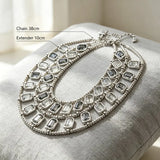 Layered Crystal Statement Choker — view 3