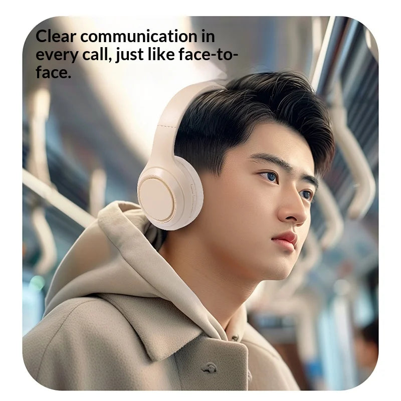 Lenovo Original Bluetooth 5.3 Earphones Over-ear Foldable Computer Wireless Headphones Gaming Headset 360° Stereo Sound Headset