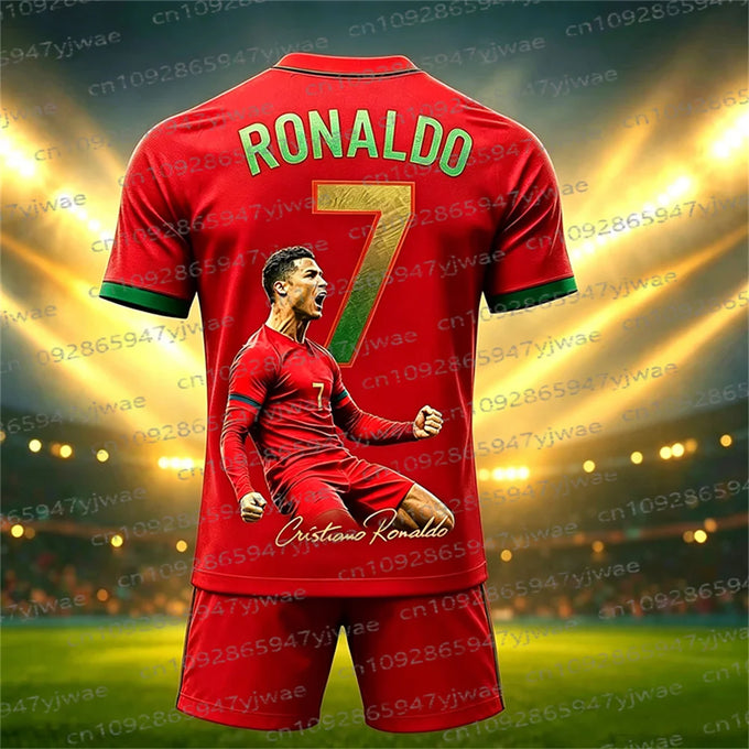 Number 7 Football-Style Shirt & Shorts Set — product image