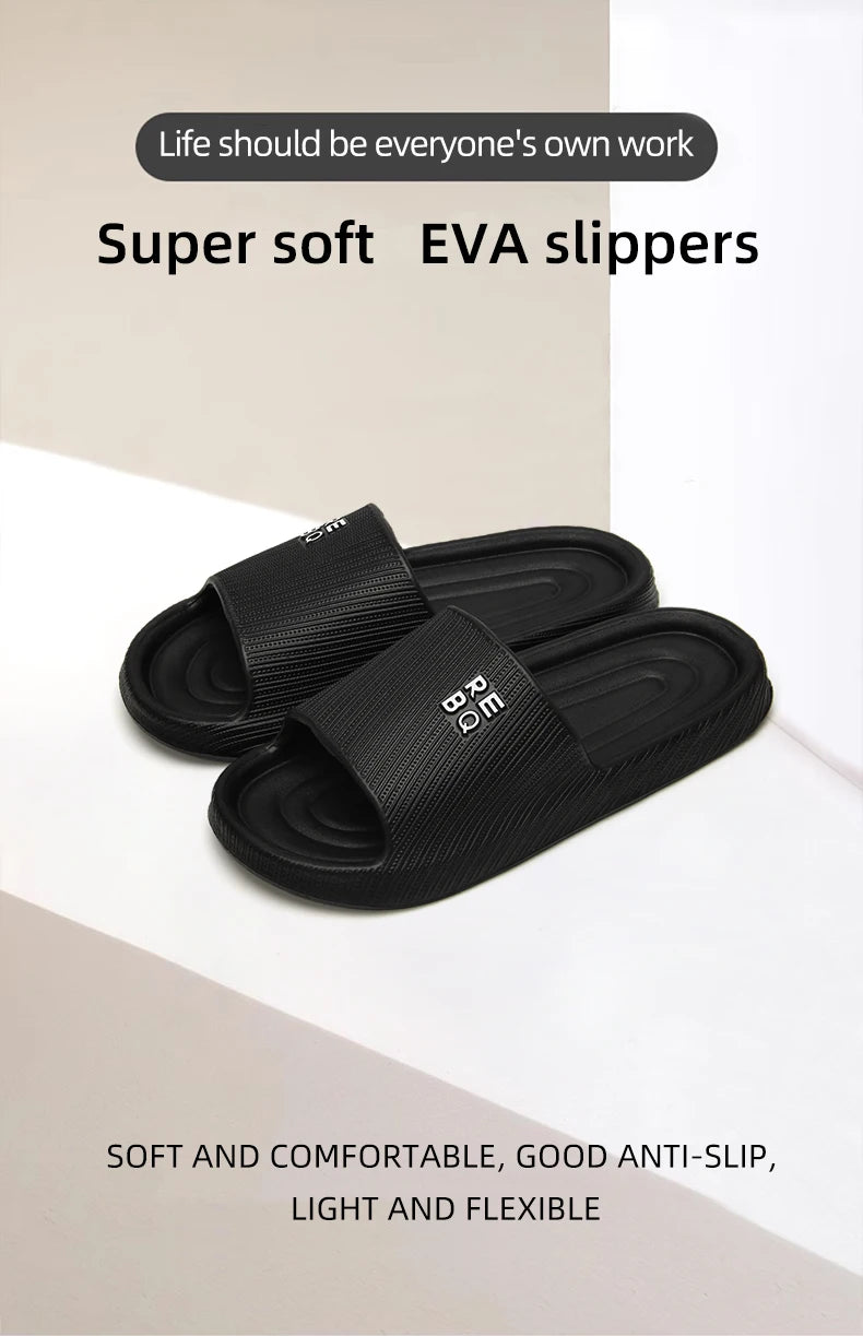 Men's Summer Anti-Slip Deodorant Slippers Trendy Outdoor Wearable Slippers for Men