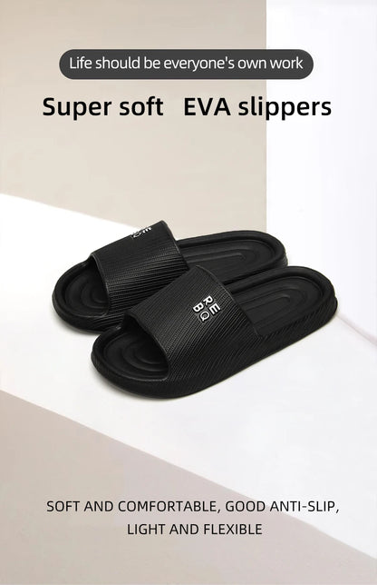 Men's Summer Anti-Slip Deodorant Slippers Trendy Outdoor Wearable Slippers for Men