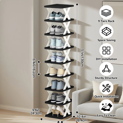 Shoe Rack Storage Organizer Detachable Shoe Racks Saves Family Household Rack Multi Layer Simple Shoes Shelf Color Cabinet