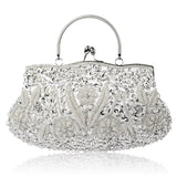 Beaded Embroidered Evening Clutch — view 10