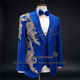 Men's Embellished Three-Piece Suit — view 3
