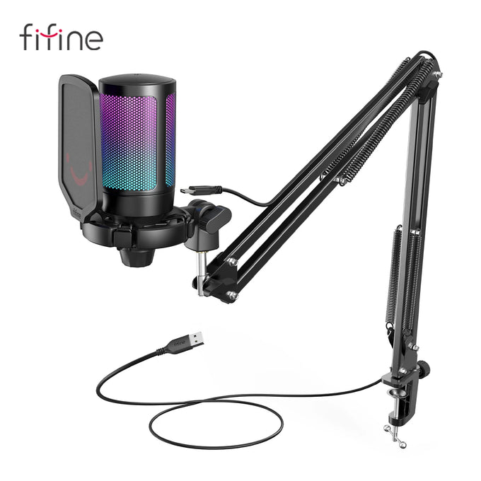 FIFINE USB Gaming Microphone Kit — product image