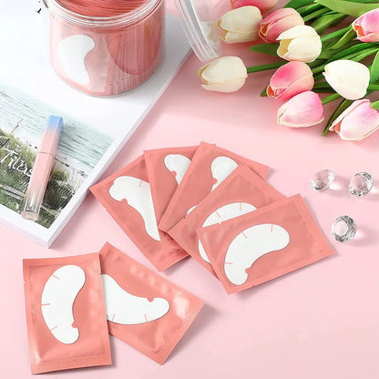 50/100pairs U Shape Eyelash Pads Grafted Lash Hydrogels Gel Patches Under Eye Pads for Eyelash ExtensionTips StickerMakeup Tools
