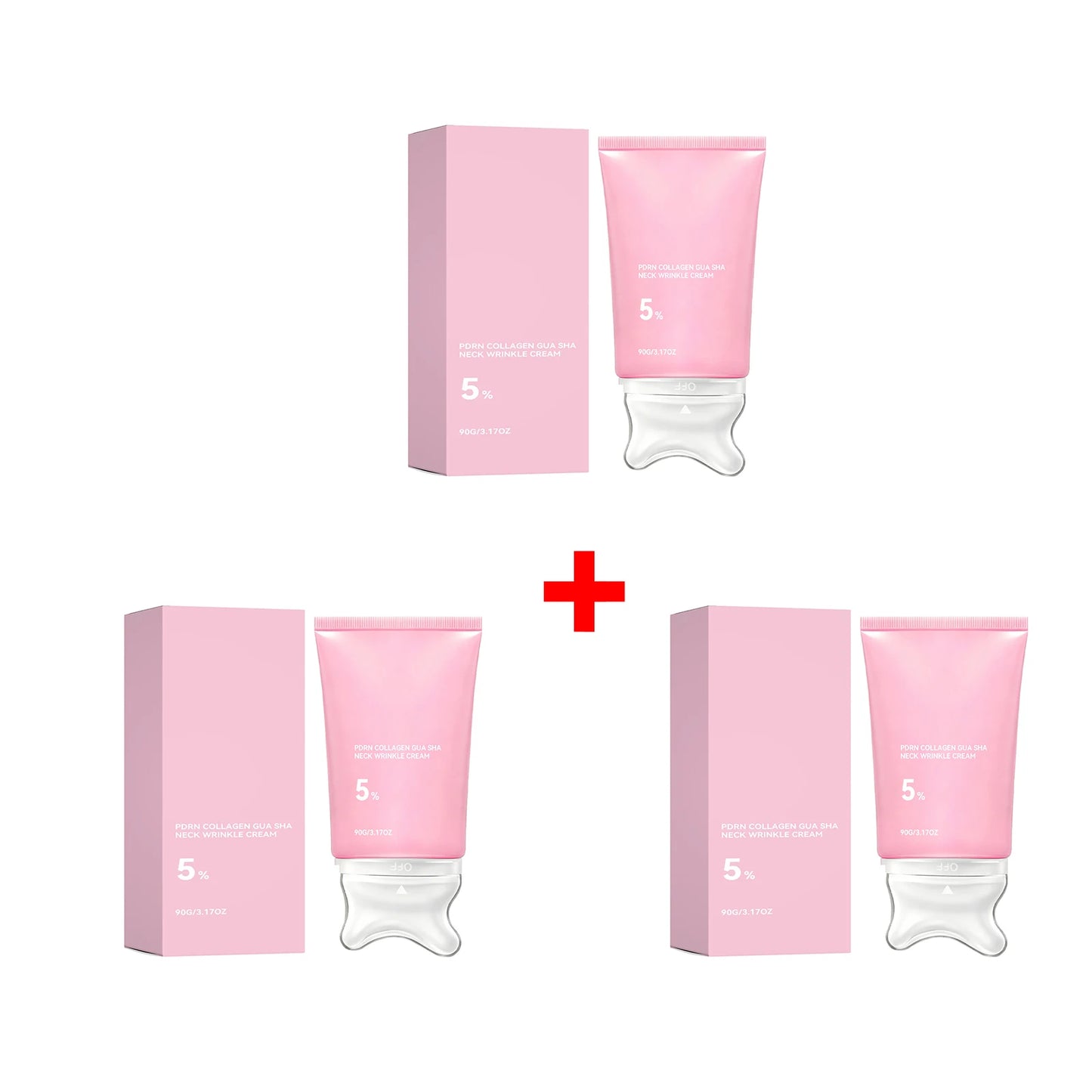 5% PDRN Collagen Neck Cream Firming Lifting Smoothing Neck Fine Lines Hydrating Restores Elasticity Improve Dryness Skin Care
