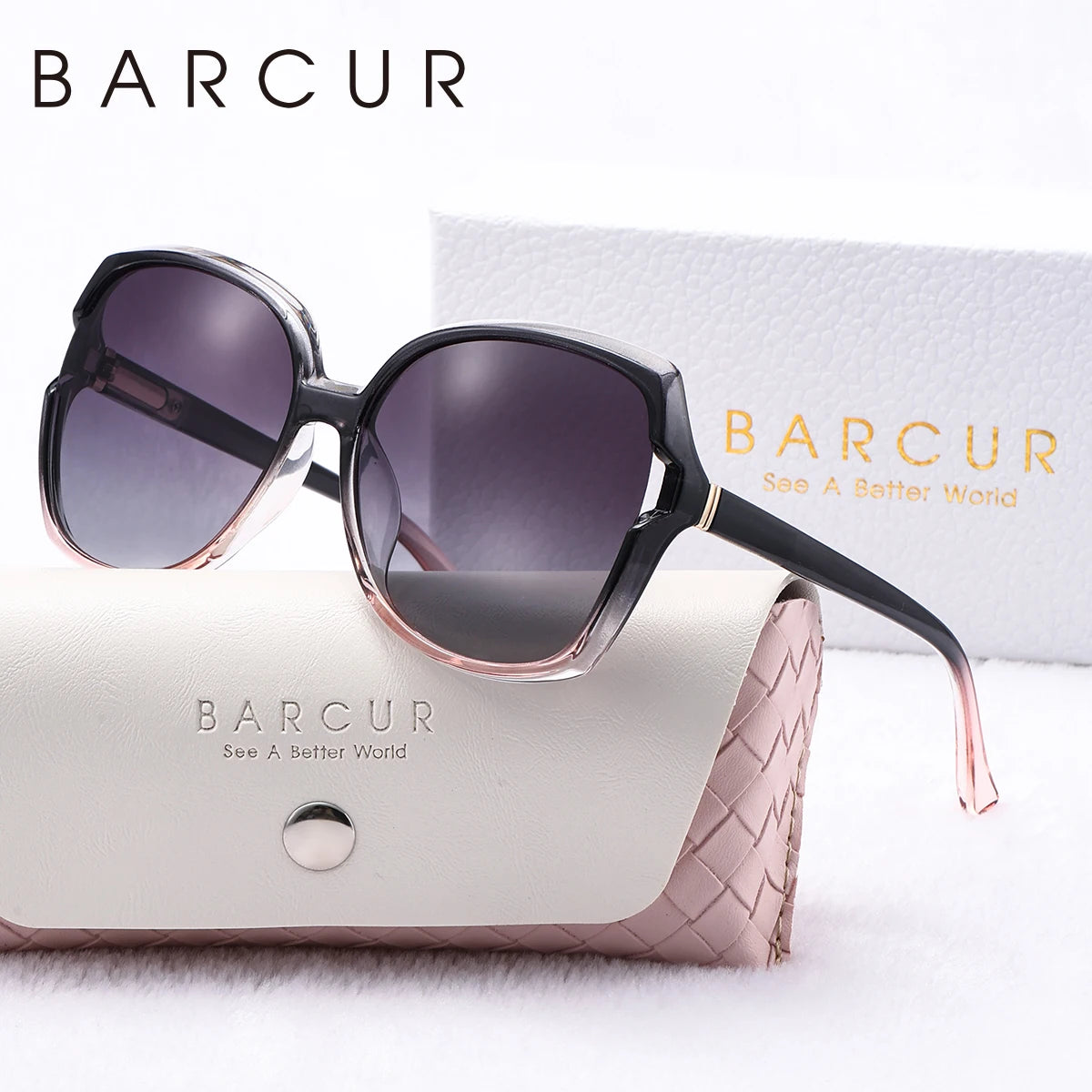 Barcur Oversized Gradient Sunglasses — view 1