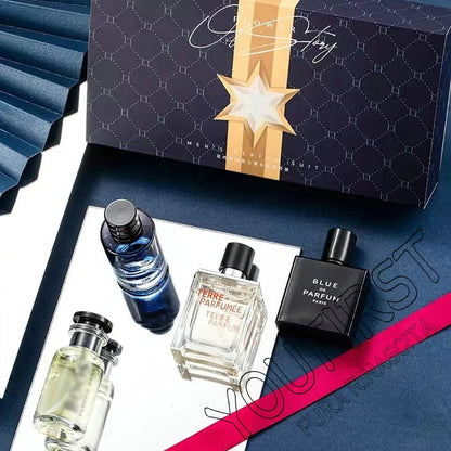 Luxury Mini Perfume Gift Set Travel Size Unisex Fragrance Sampler Discovery Kit Long Lasting Sweet Woody Fresh Spicy Scent